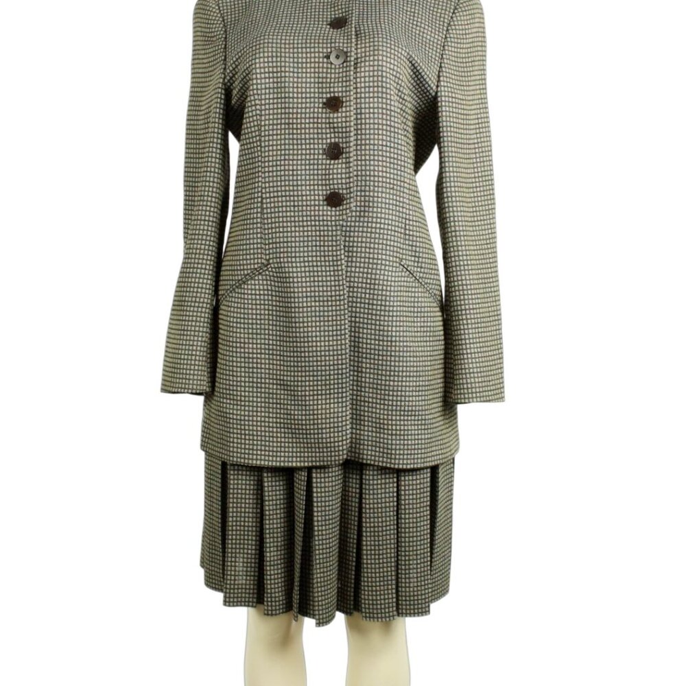 GIORGIO ARMANI Crew Neck Skirt Suit